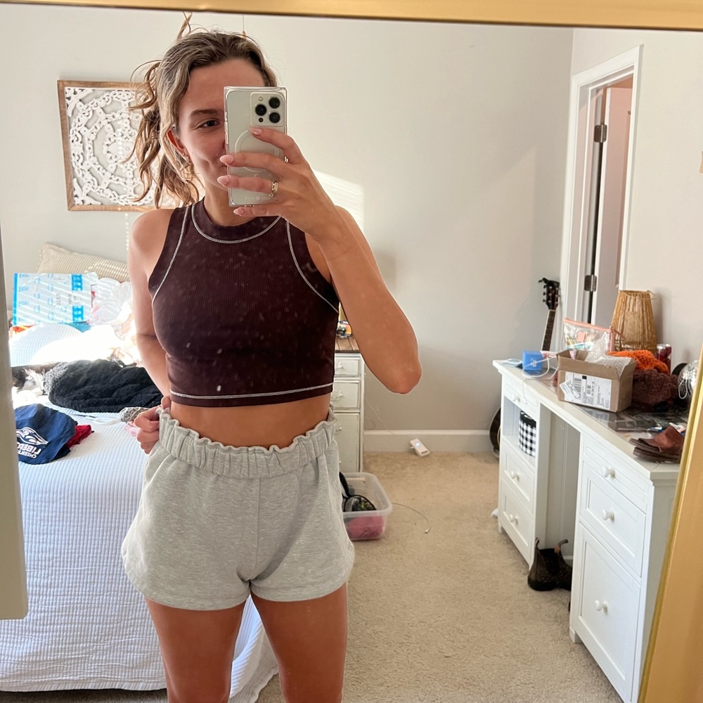 Brown shien top size small